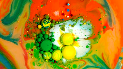 colors in motion, liquid effect, soap bubbles