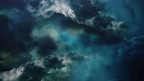 Gewitter-Und-Blitz-Dunkle-Wolken-Hintergrundvideo