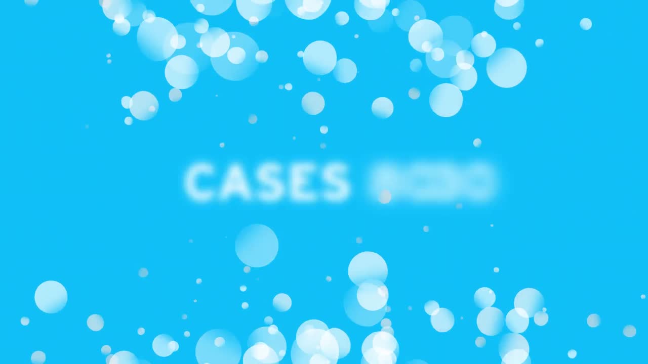 파란색 배경에 대한 코로나바이러스 개념 텍스트