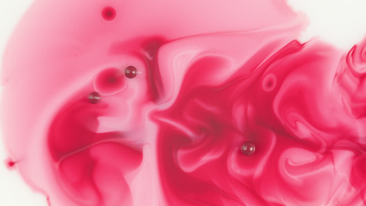 rojo se mezcla con blanco para ser rosa para un clip abstracto