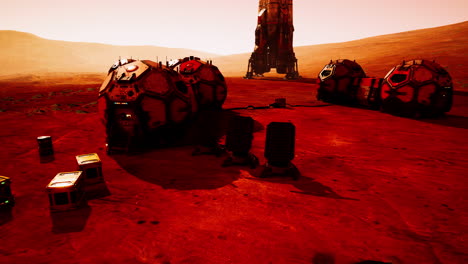 base de exploración de marte