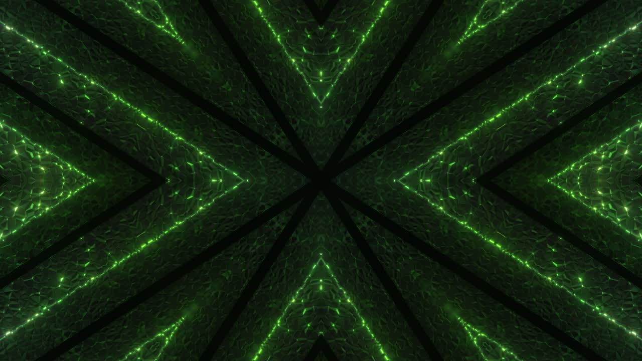 Abstrakte Geometriske Mønstre med Krystal- og Glittereffekter
