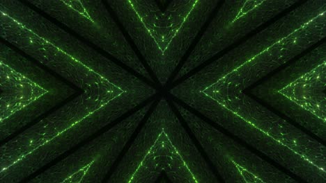 abstract geometric patterns with crystal and glitter effects