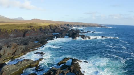 4k,-Drone,-Cinemática-Aérea,-Tomas-únicas-Y-Dramáticas-De-Diamond-Beach-Islandia