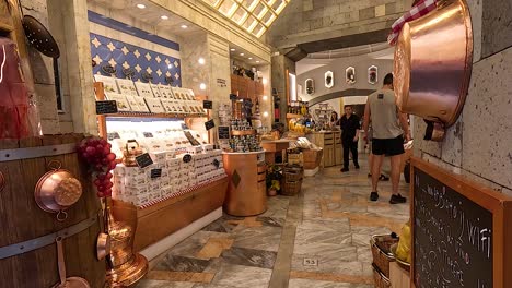 exploring a local shop in sorrento, naples