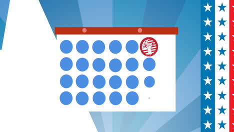 animación de la tarjeta de plantilla de token sobre fondo azul