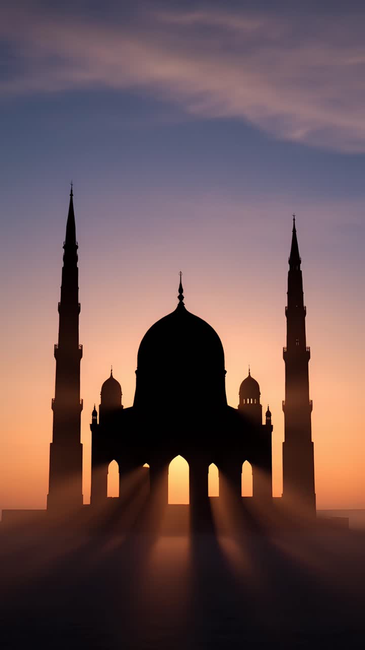 Eid al-Adha Mosque 4K Islamic Background
