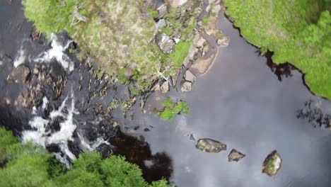 imágenes directamente sobre los rápidos del río negro