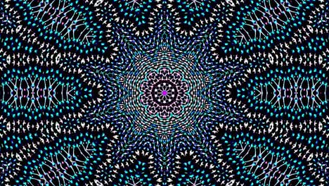 Beautiful abstract kaleidoscope that shines, a radiant light that regulates the subtle movements