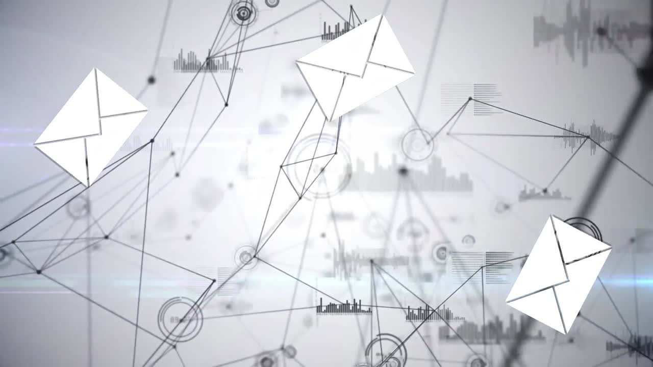 연결 네트워크를 통해 아이콘의 애니메이션