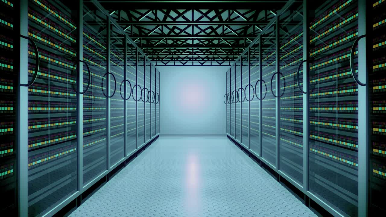 centro de datos de servidor 4k