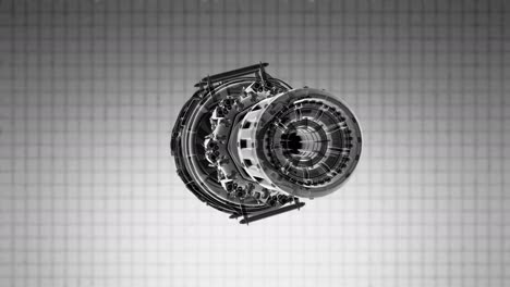 Schleife-Drehen-Strahltriebwerk-Turbine