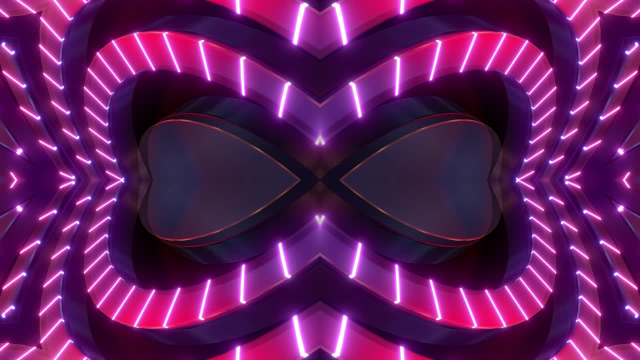 Abstract Neon Tunnel Background