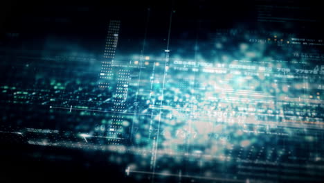 simulación avanzada de matrices de datos con un entorno digital de vanguardia con una visualización dinámica e inmersiva de las redes de información de matrices de datos interconectadas