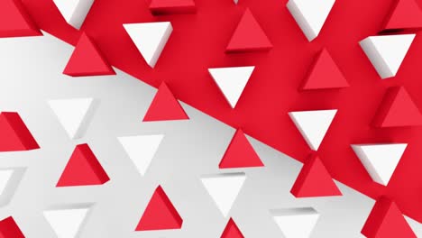 abstract 3d triángulo formas de fondo con diferentes colores. conjunto de 4k imágenes de animación de bucle.