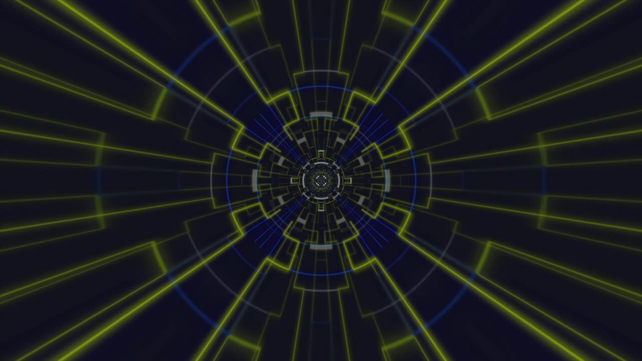 hi tech digital geométrico disco bucle