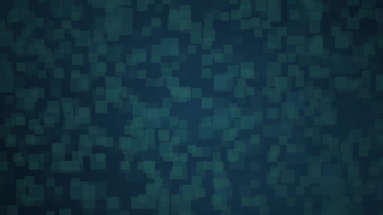 Abstract Background with Floating Blue Squares