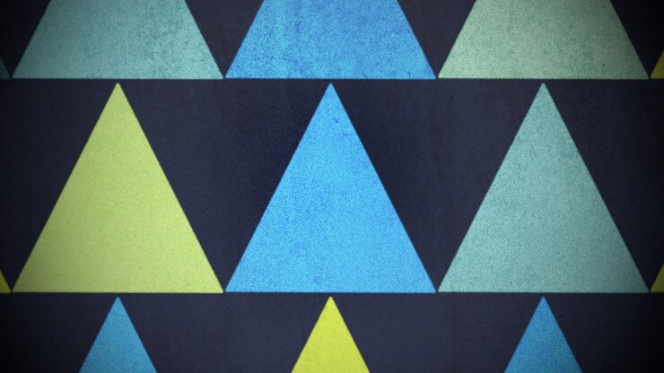 Motion colorful triangles pattern 4