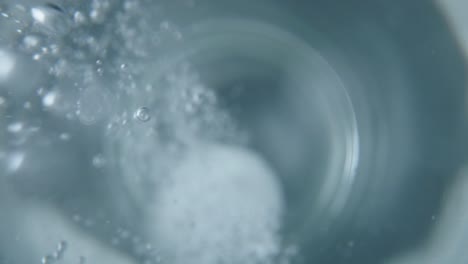 washing machine water with bubbles and detergent