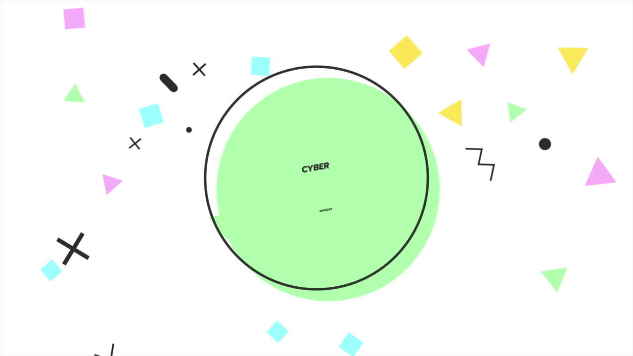 멤피스 패턴의 사이버 월요일 문자