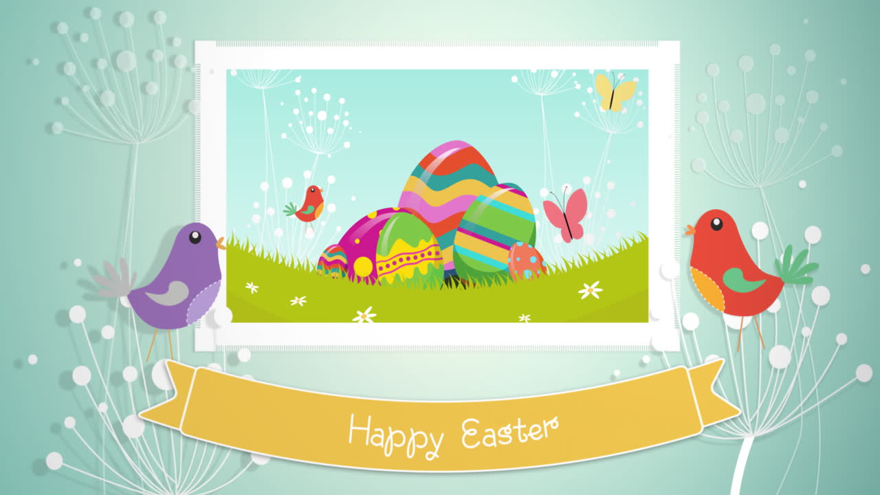 Simpatica animazione di Pasqua 4K.