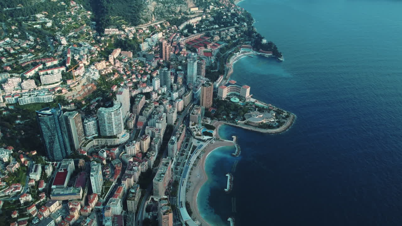 모나코 의 공중 사진