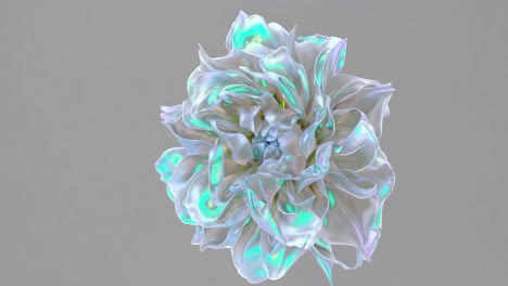 iridescent 3d flower
