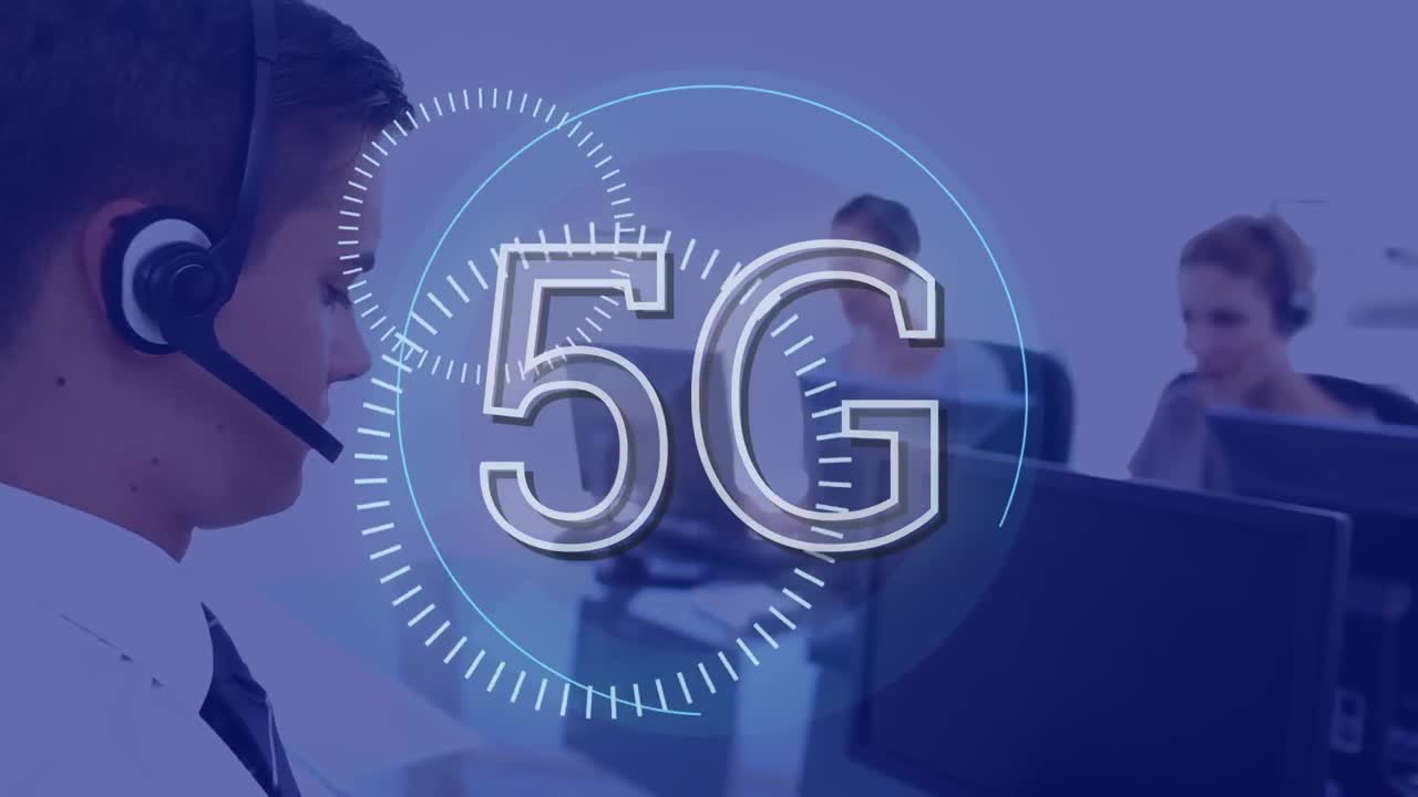 5g mostrado en un círculo