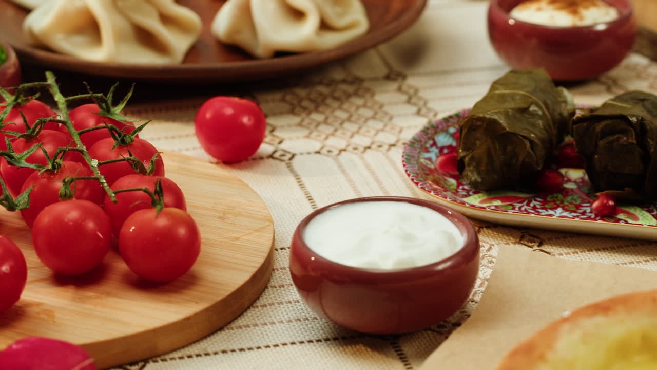 Georgian Cuisine: Khinkali, Dolma, and Appetizers
