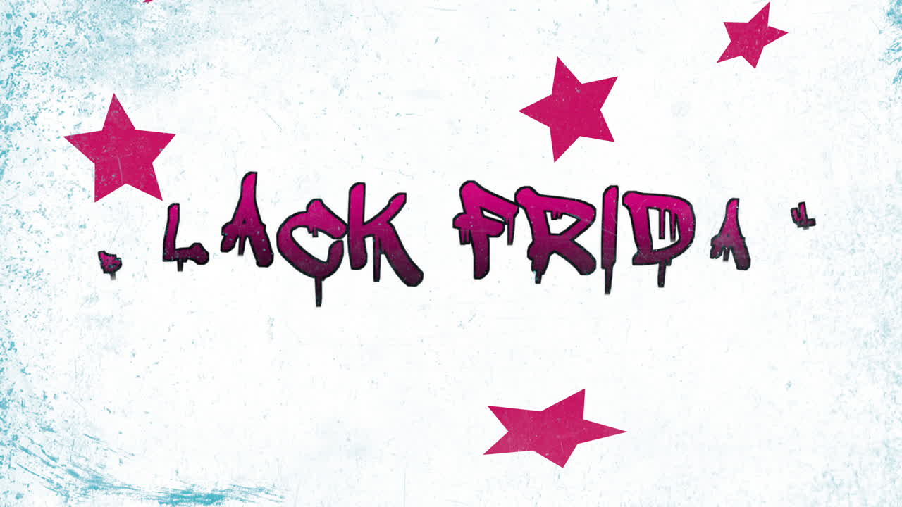 블랙 프라이데이 스타와 노이즈와 화이트 그런지 텍스처