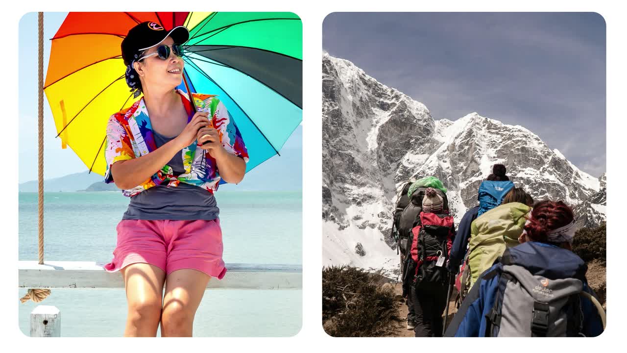 Nature and Adventure Collage