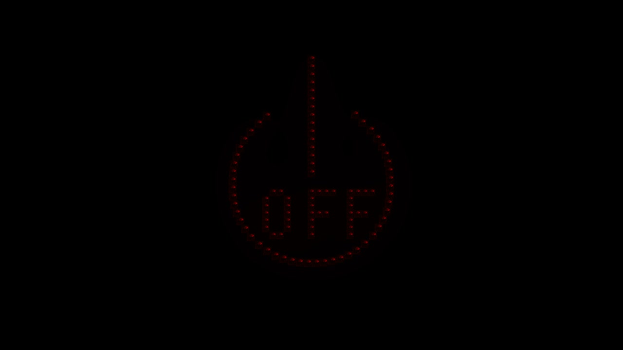 logotipo de la luz apagada