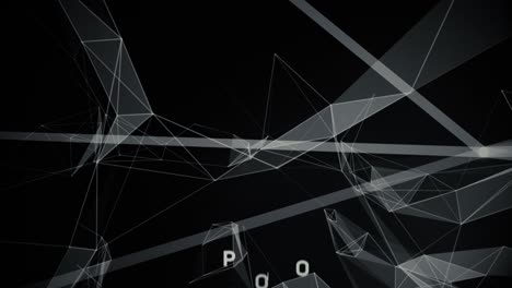 líneas de ruta de la red promoción de la moneda intro fondo geométrico abstracto con puntos y líneas de conexión tecnología digital y concepto de comunicación fondos de ilustración de stock, conexión, tecnología, color blanco, red informática