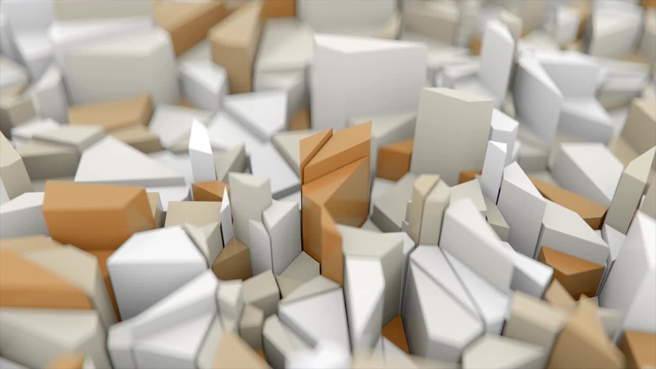 4k 색상 변경 큐브 표면