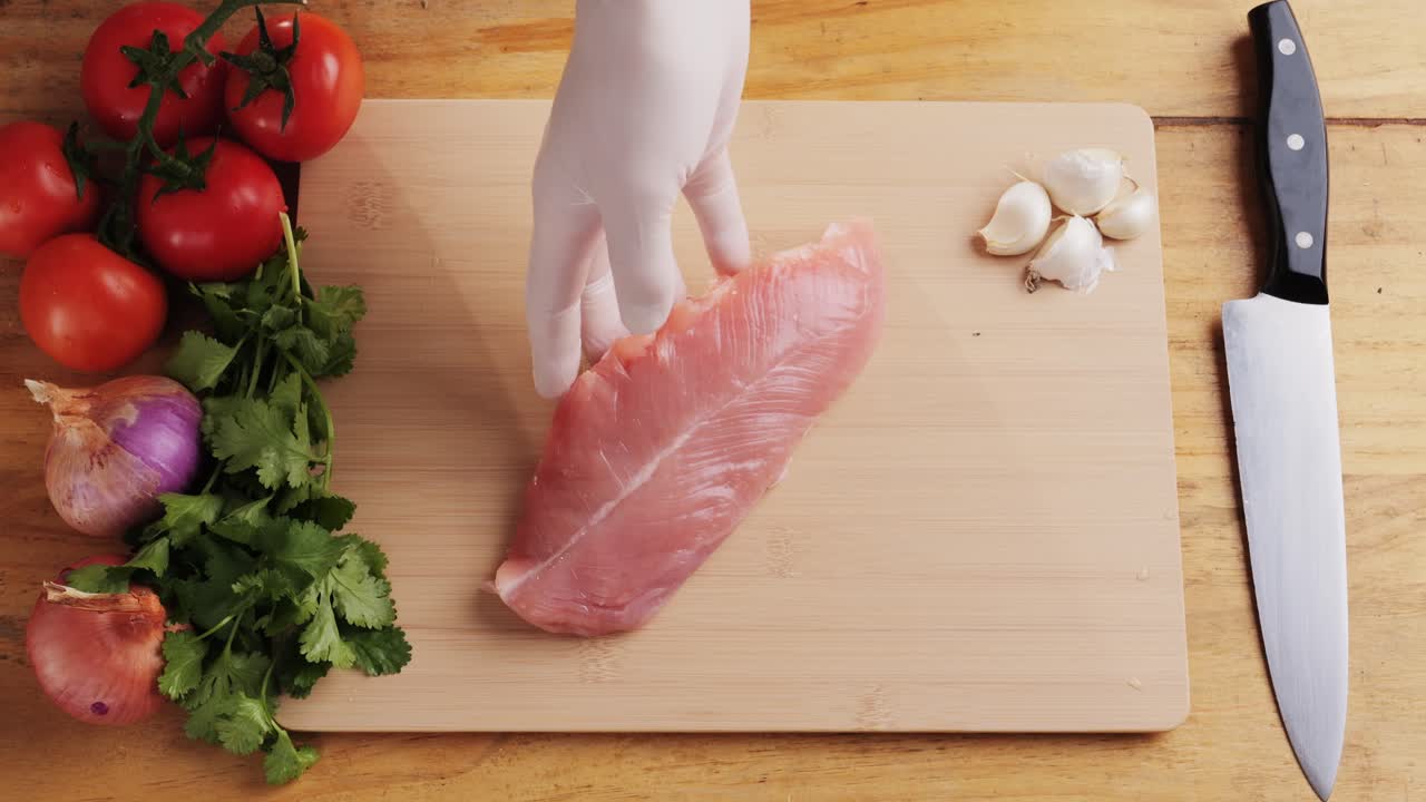 приготовление сырой индейской груди