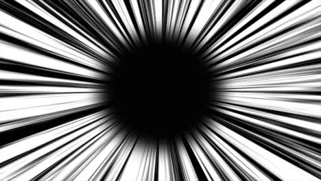 black and white fast anime speed line or zoom line motion background.