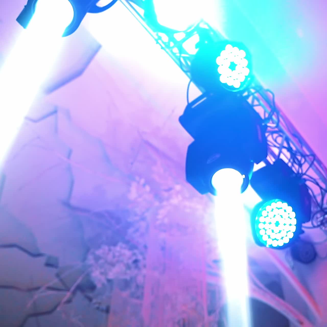 Stage lights on concert