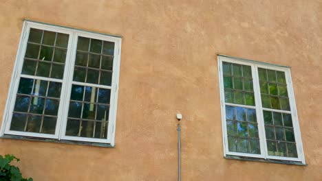 4K-60FPS-Scenic-View-of-a-Swedish-Church-From-the-1930s---Pan-Shot