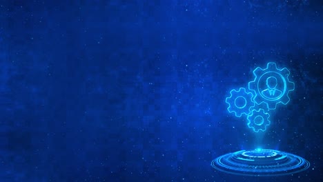 automation software technology process system business network concept internet of things social