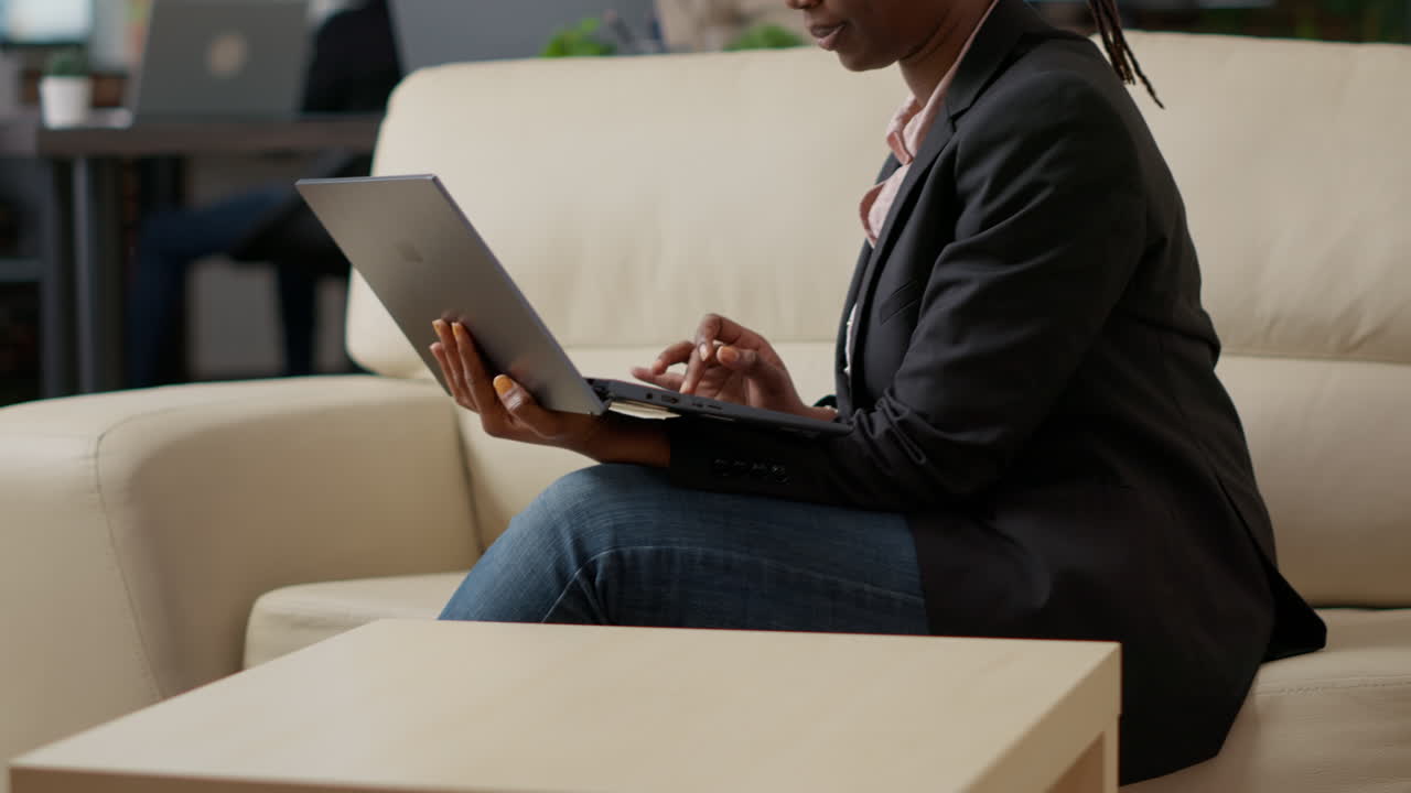 Business woman brainstorming ideas to work on strategy