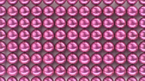 abstract representation of atoms with their magnetic fields aligned