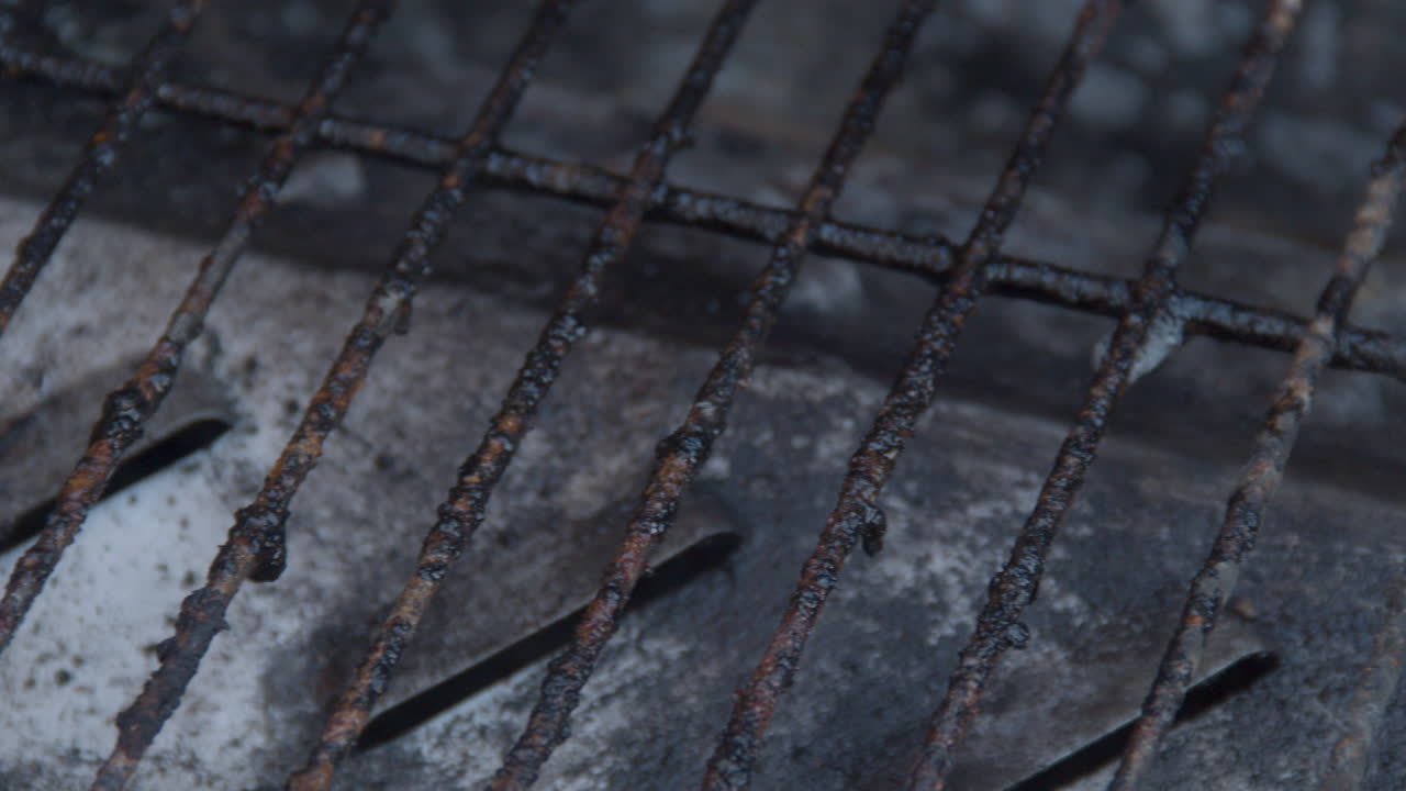 primer plano de la asquerosa lista de asados