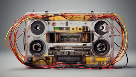 colección de casetes de audio