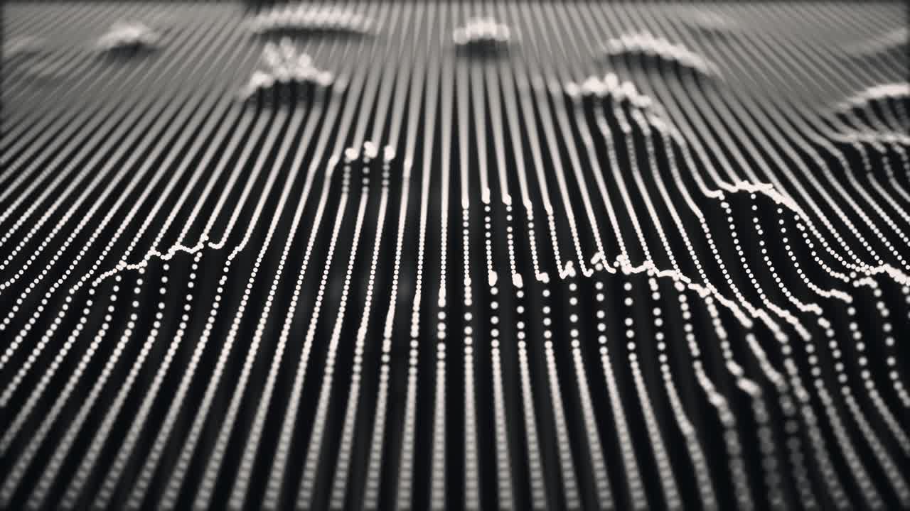 patrón de puntos abstractos