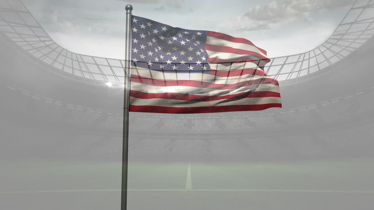 Amerikansk flagvideo