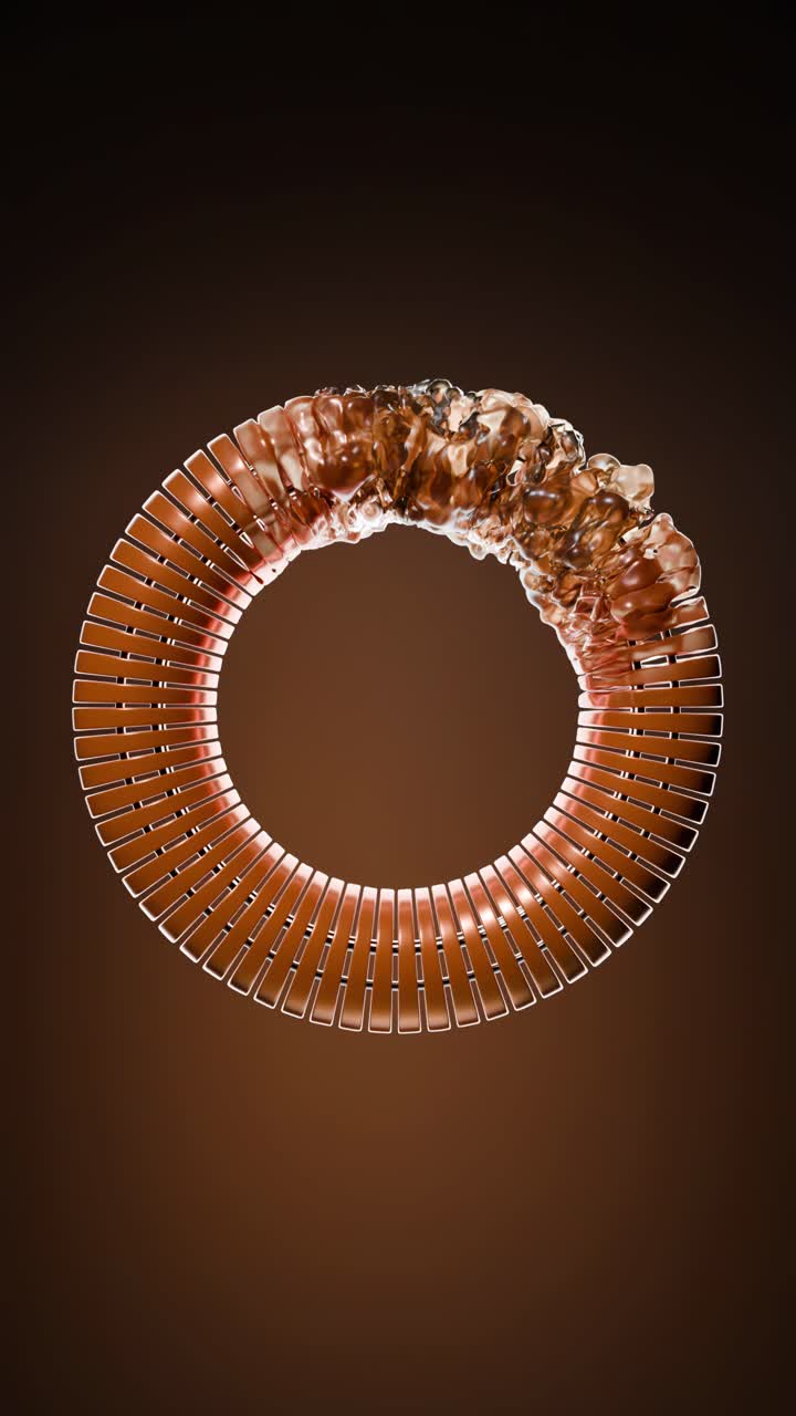 Abstract Circular Art Piece