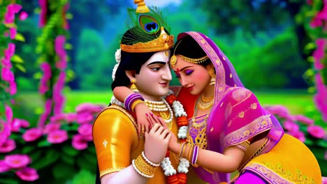 krishna and radha: a divine couple