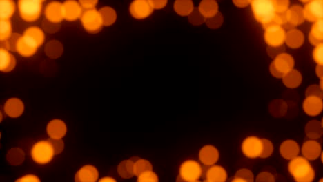 orange blinking out of focus lights loop