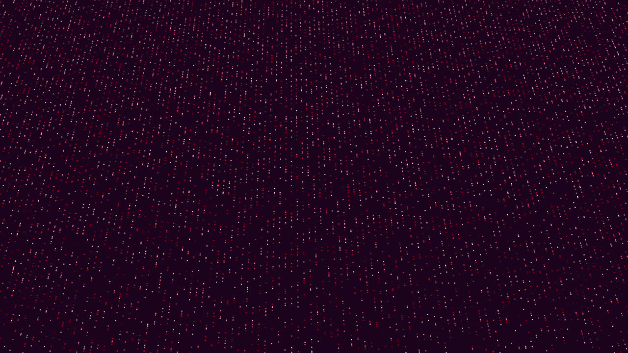 An intricate grid pattern of evenly spaced small red dots against a dark background creates a unique and textured visual effect in this image