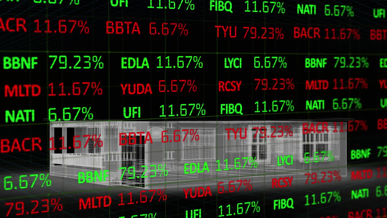 3d 하우스 모델에 대한 증권 시장 데이터 처리